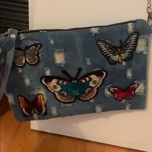 Butterfly cross body bag